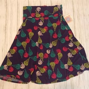 LuLaRoe NWT size L Azure Skirt Parachutes